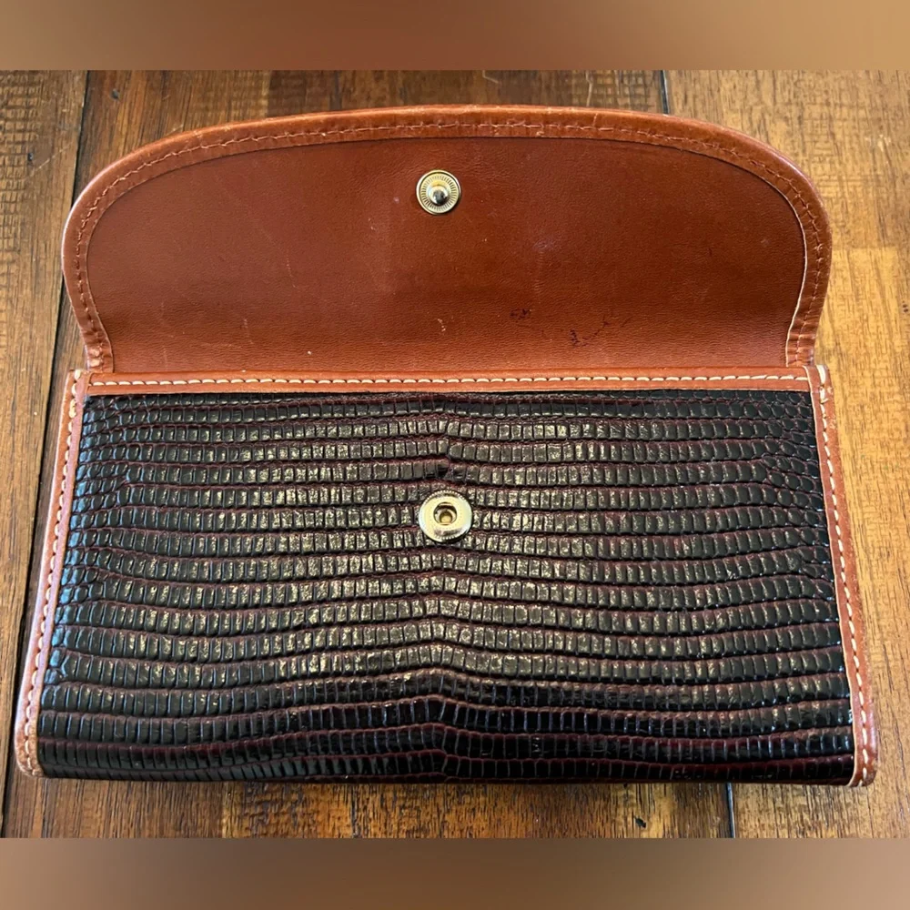 Dooney & Bourke | Lizard Continental Clutch Wallet